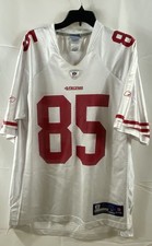 Reebok Men's San Francisco 49ers Vernon Davis #85 NFL Onfield Jersey White Sz M