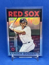 2021 Topps Chrome Xander Bogaerts 1986 35th Anniversary Refractor Red Sox 86BC-8