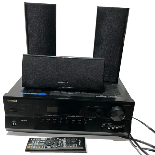 Onkyo HT-R680 7.1 Surround Sound AV Receiver HDMI/Remote/ 3speaker ...