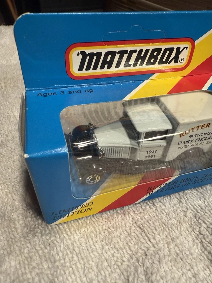 Matchbox Edición Limitada. Furgoneta Ford MB38 Modelo 'A' - Rutter Bros. - 1921-1991 Foto 2 de 4