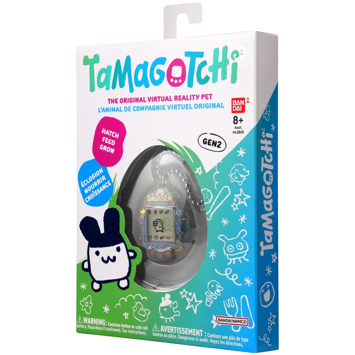 Bandai 42798C Tamagotchi Original Digital Pet Gen 2, Classic