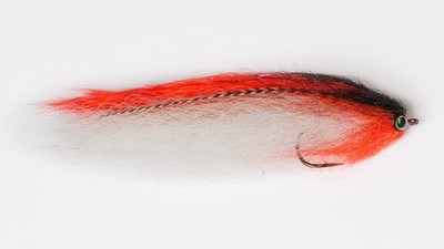 rot-weißer Raubfischstreamer