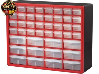 Akro-Mils 10144 D Aufbewahrungskasten für Werkzeug und Bastelzubehör, 50,8 x 4