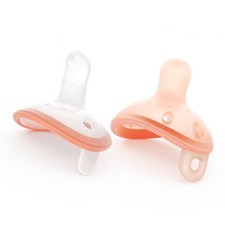 Baby Pacifiers 0-6 Month, Soft Silicone Newborn Pacifiers with Large Air Hole...