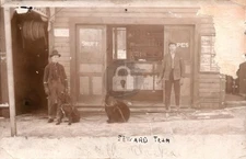 Seward Dog Team Katalla Alaska Pipe Store Ghost Town 1907 RPPC Postcard COPY