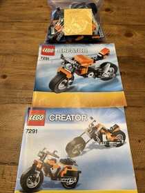 Lego Creator 3-in-1 7291: Street Rebel motorcycle - 100% complete - RETIRED