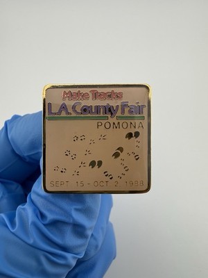 VTG 1988 L.A. County Pomona, CA Make Fair Enamel Lapel Pin