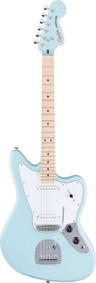 Squier FSR Affinity Series Jaguar Daphne Blue Short Scale E-Gitarre Single-Coil - Bild 1 von 4
