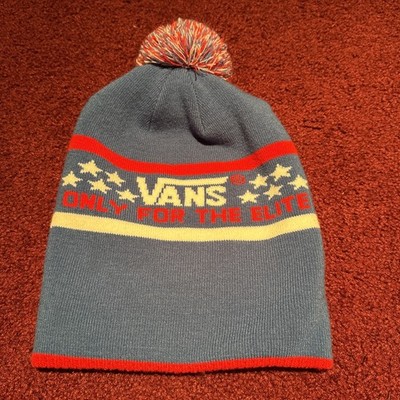 VANS Only For The Elite Pom Beanie Winter Hat Knit Hat Boys Girls