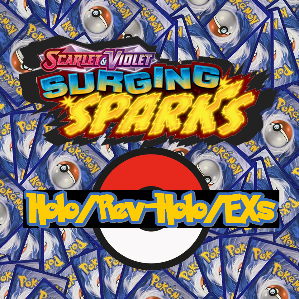 Surging Sparks Pokemon Cards Reverse Holos EX Master Set Singles You Pick SSP