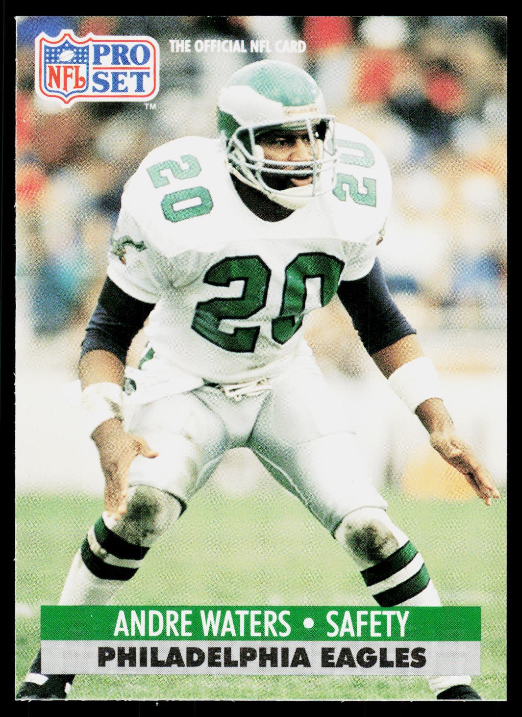1991 Pro Set Andre Waters #260 Philadelphia Eagles