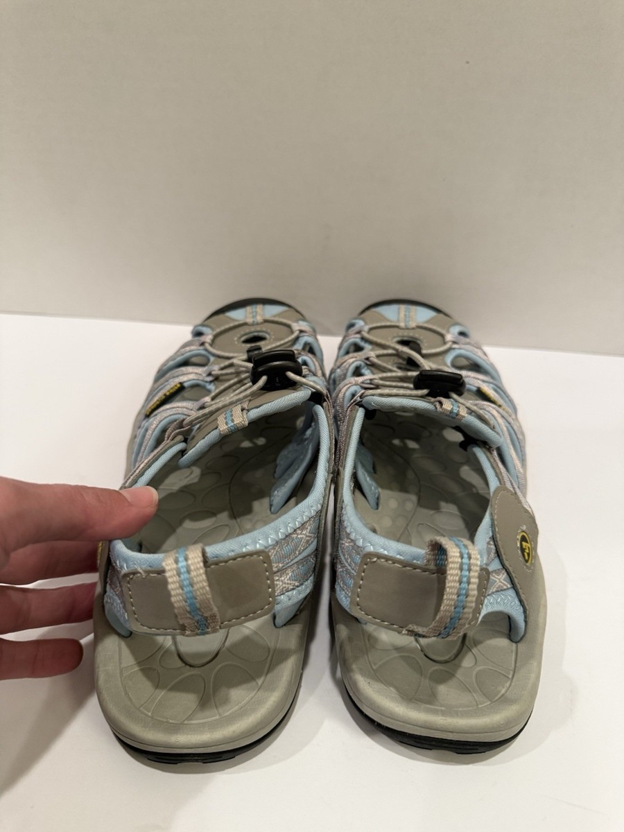 Atika outdoor hiking sandals blue women’s 9 View 4