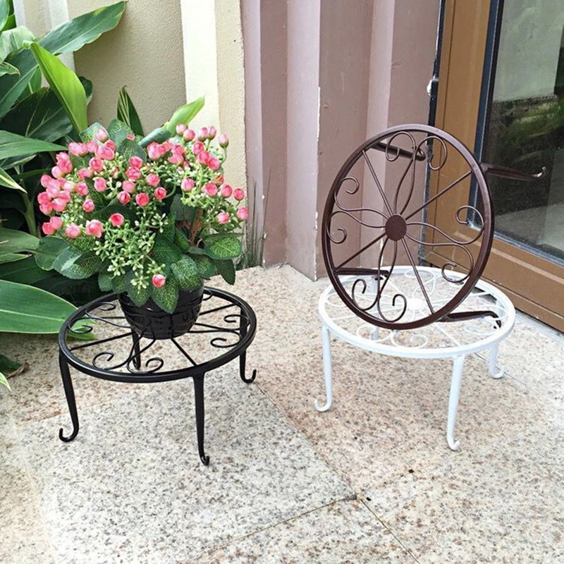 Round cheap plant stand