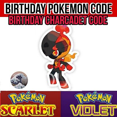 Birthday Charcadet ✨A Event Code at JPN PC- Pokémon Scarlet Violet  Worldwide PRE