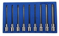 SteckschlüSsel Satz Bit Set Lang Bits NüSse Bitbox Innen Torx Schrauben 1/2“ 140