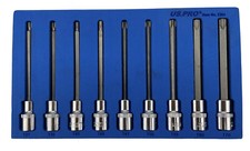Steckschlüssel Satz Bit Set lang Bits Nüsse Bitbox Innen Torx Schrauben 1/2“ 140