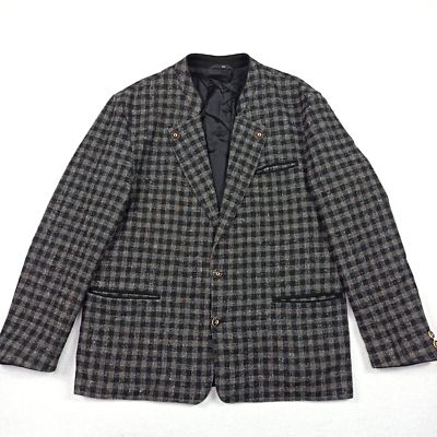 Veste Trachten Homme Vintage - Taille 40S - Laine Verte - Style Oktoberfest - Occasion