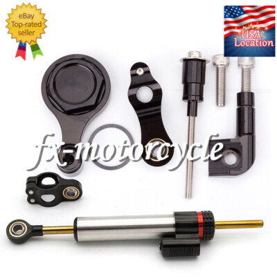 For Yamaha YZF R6 2006-2020 R1 2006-2018 Steering Damper Stabilizer Bracket Kit