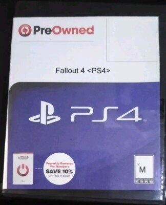 Fallout 4 (Sony PlayStation 4) 2015 Tested & Working 