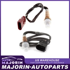 2pcs Front+ Rear Air Fuel Ratio Oxygen Sensor for 99-06 Volkswagen Golf 1.8 2.8L