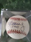 Roy Halladay Autographed Baseball OMLB Inscribed CY 03 Toronto Blue Jays HOF — photo 1
