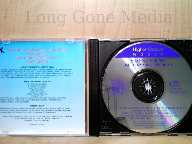 One Thousand & One Nights by Shahin & Sepehr (CD, 1994, Higher