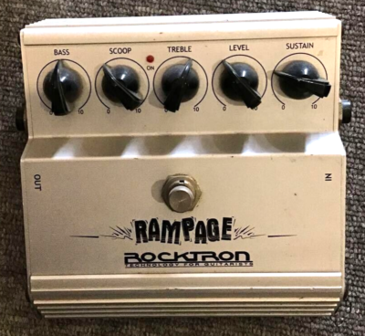 RockTron Rampage Distortion Effector Pedal Used Tested | eBay