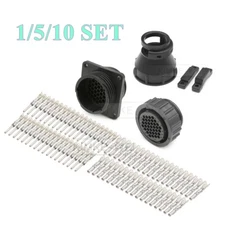 37 Pin/Way TE/AMP/TYCO CPC Series Circular Male Female Connector Plug Socket Kit