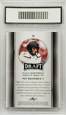 patrick mahomes rookie card graded 10 Amazon.com: 2017 GEM MINT GMA non psa 10 : Collectibles & Fine Art You will receive the exact item in the photographs 2017 Leaf Draft GOLD Patrick