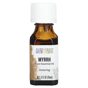 Aura Cacia Pure Essential Oil Myrrh 0.5 Fluid Ounces