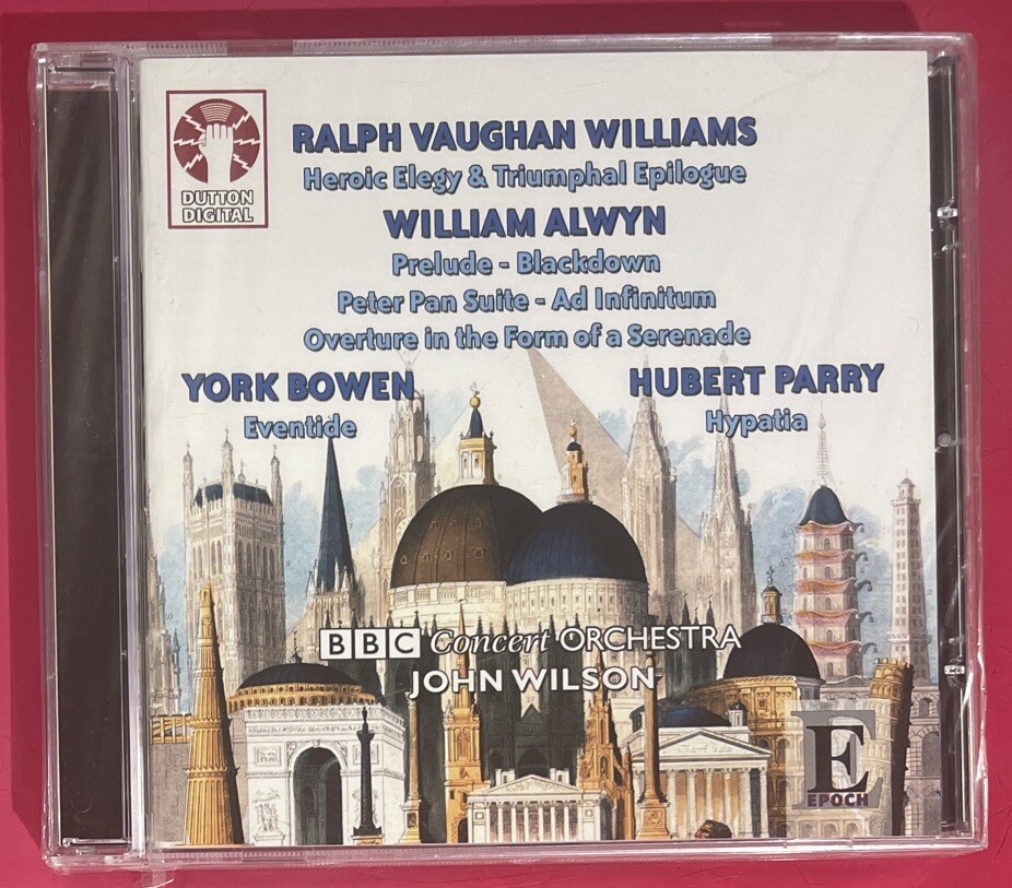 BBC John Wilson : Ralph Vaughan Williams: Heroic Elegy & Triumphal Epilogue CD