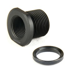 Steel Muzzle Thread Convert 1/2x28 TPI to 5/8x24 TPI w/ Crush Washer