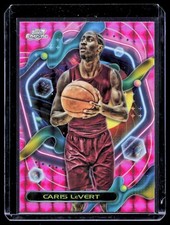 2023-24 Topps Cosmic Chrome Caris LeVert Pink Galaxy Refractor #28