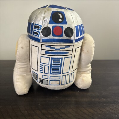 Kenner 1977 Star Wars R2D2 Plush 9'' Stuffed Toy With Red Squeaker Button