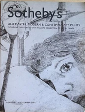 Sotheby's Catalog OLD MASTER, MODERN and CONTEMPORARY PRINTS 2001 London Sale