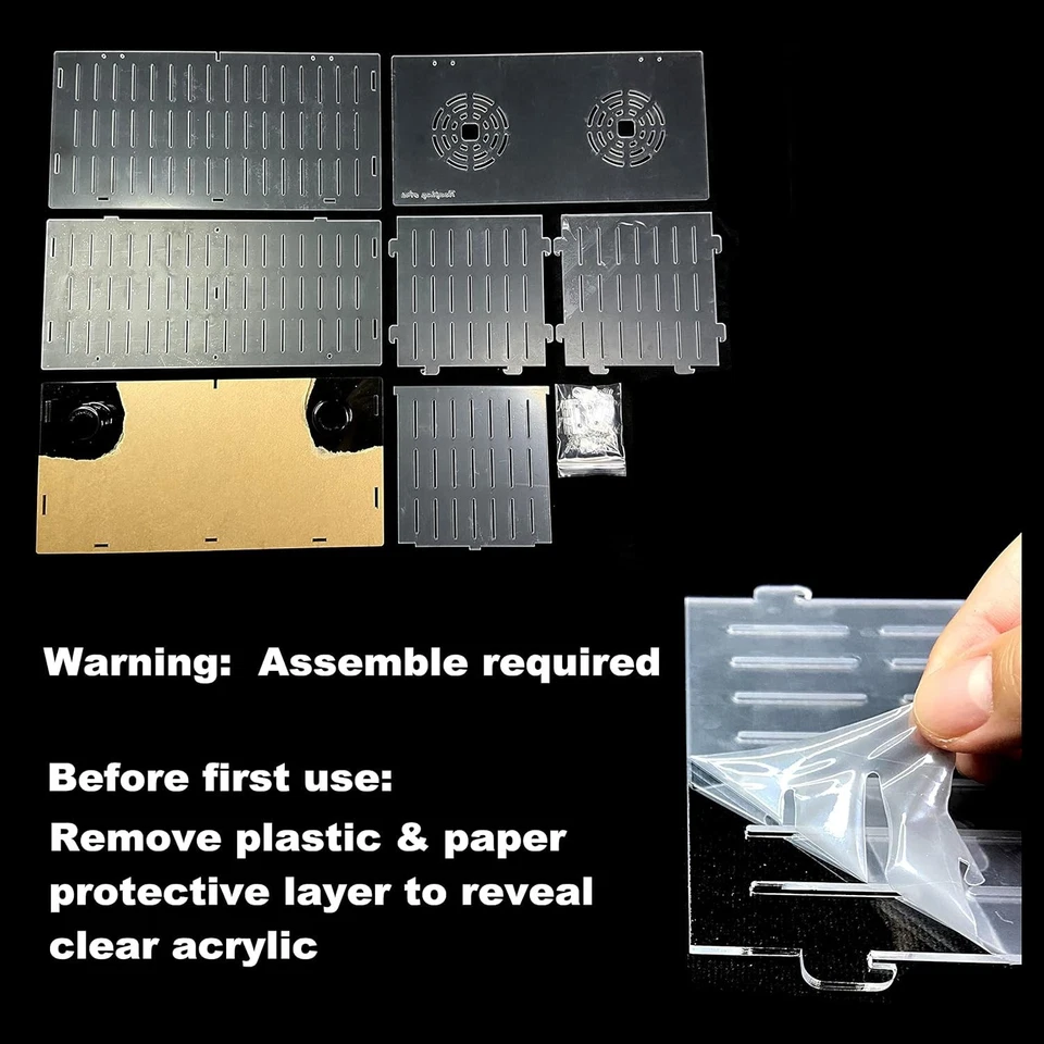 Caja de aclimatación y tanque criador de peces - Vivero ligero de aislamiento acrílico Foto 4 de 4