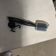 Double Sided Golf Club Cleaning Brush with Retractable Groove Sharpener