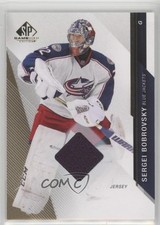 2014-15 SP Game Used Gold Jerseys Sergei Bobrovsky #13 0d14