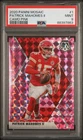 2020 Panini Mosaic Patrick Mahomes II #1 Camo Pink PSA 9