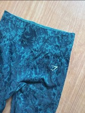 Gymshark Damen Leggings Gr. S Blau, elastisch...