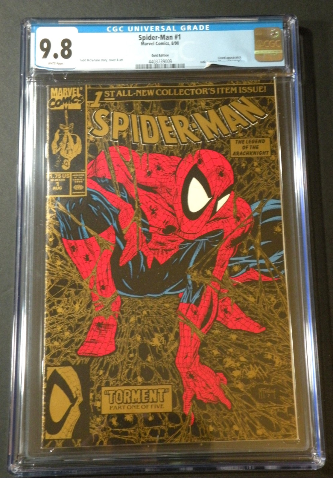 Spider-Man #1 (2nd Printing UPC Gold Edition) Value - GoCollect