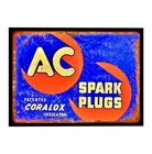 AC  Spark Plug Sign Sticker Or Fridge  Magnet-Vintage Replica Decal 4 Sizes