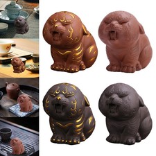 Tea Pet Tabletop Ornament Gift Pottery Clay Home Decoration Small Sculpture