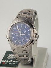 CITIZEN Marinaut Eco-Drive Titanium Shappire AT1100-55L 
