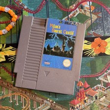 Milon's Secret Castle (Nintendo NES) Vibrant label, authentic loose game, tested
