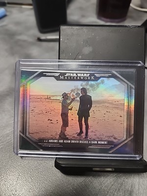 2024 Topps Star Wars Masterwork J.J. Abrams Adam Driver Behind the Scenes #/299