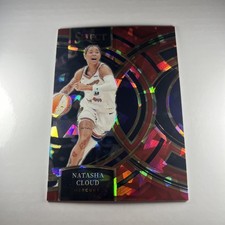 2024 Panini Select WNBA - Premier Level Natasha Cloud #115 Red Ice Prizm