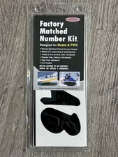 Hardline Products Series 3" Boat Lettering Registration Kit BLK400EC Black