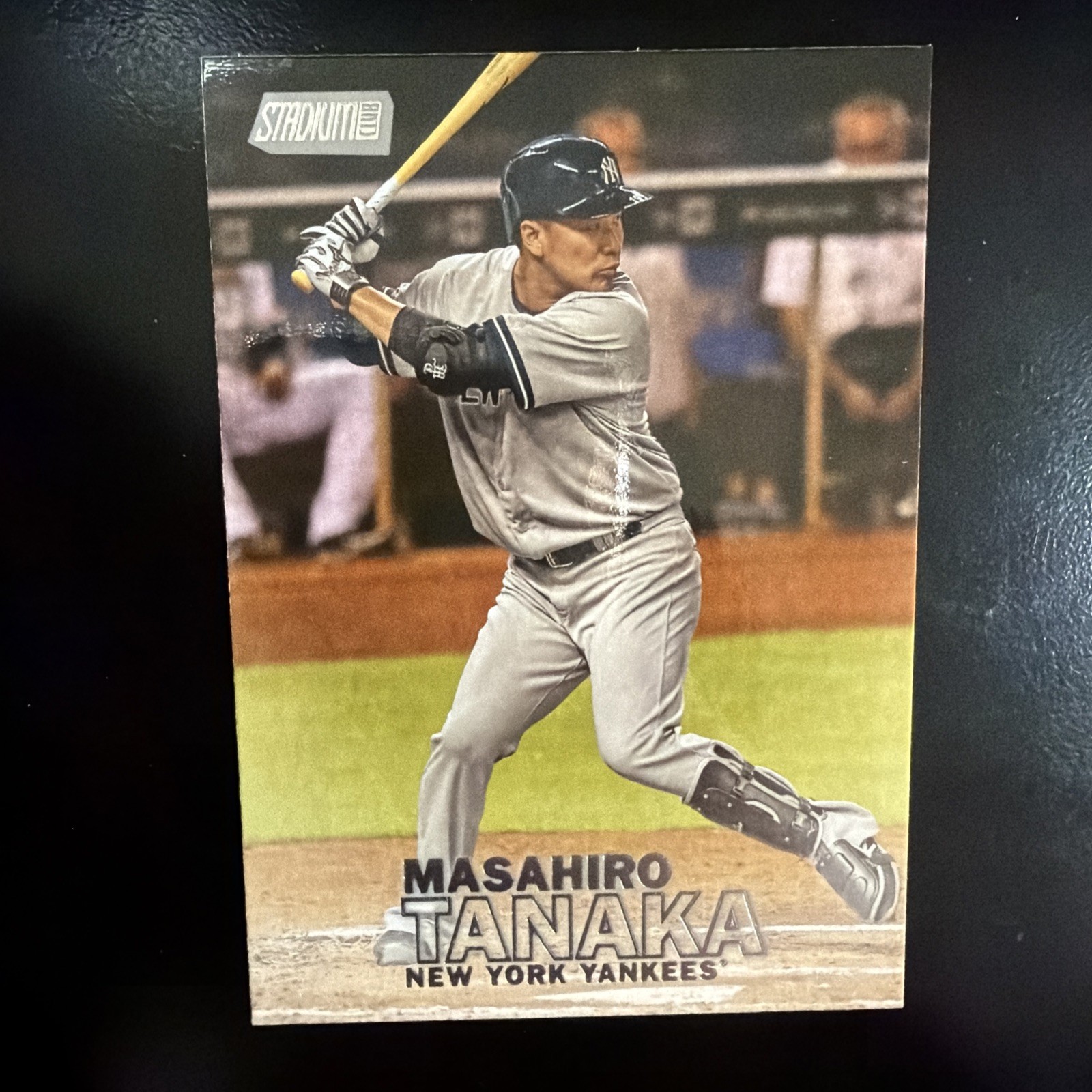 2016 Stadium Club #121 Masahiro Tanaka Image Photo Variation Batting SSP Yankees