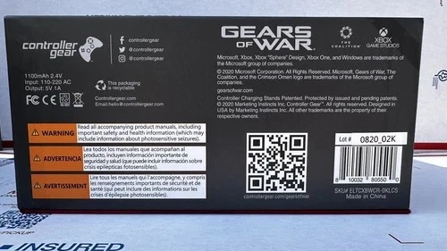 Gears of War Locust Horde Wireless Controller & Pro Ladestation Xbox One Neu in OVP - Bild 4 von 4